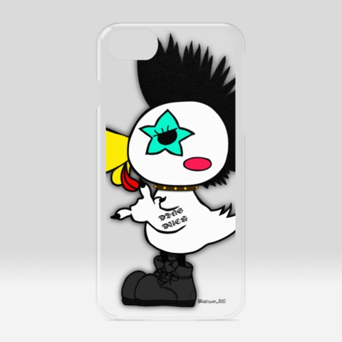 あひるちゃん☆iPhoneケース(どアップパンクロックver.)