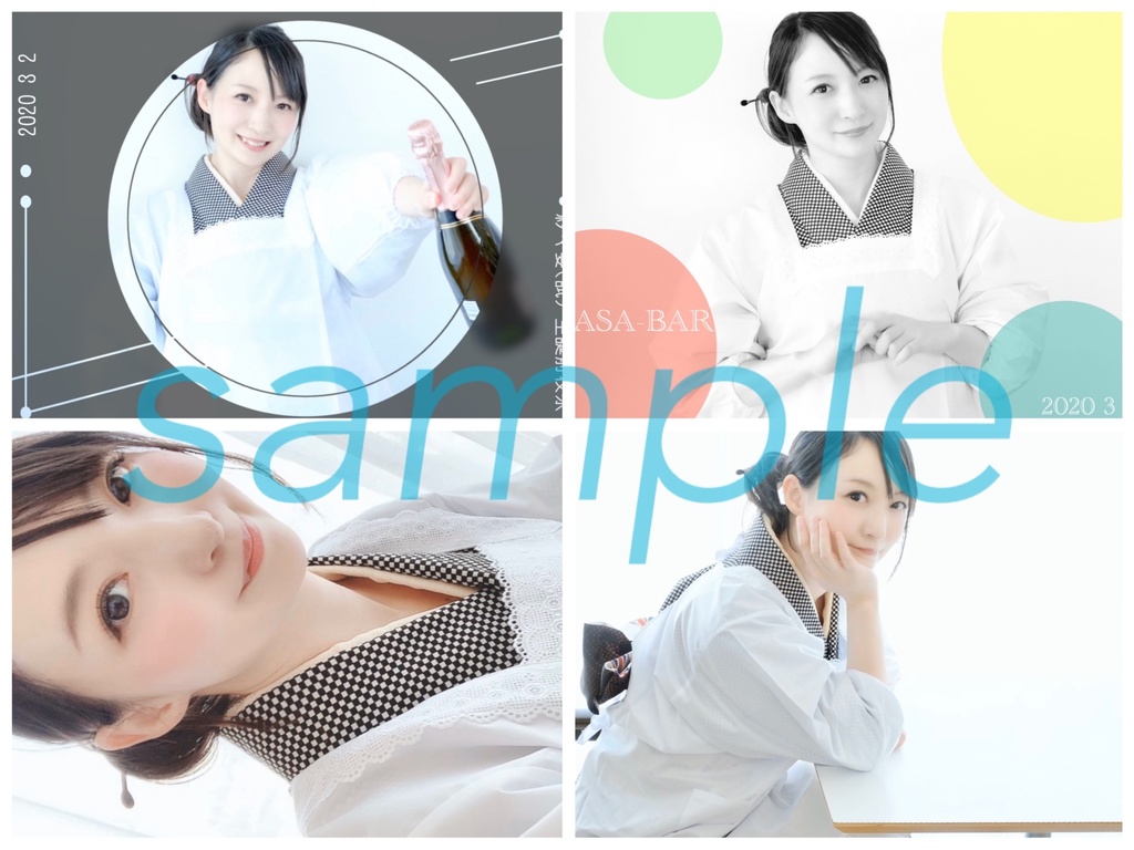 【4枚組】生写真・紗々婆(仮)生誕前夜祭