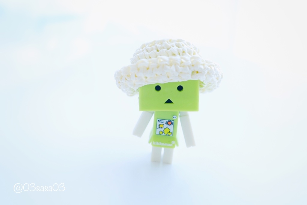 【限定3個】手編みの真っ白ミニ麦わら帽子