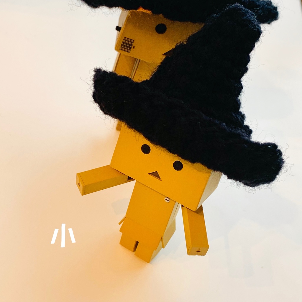 手編み・ハロウィン魔女帽子