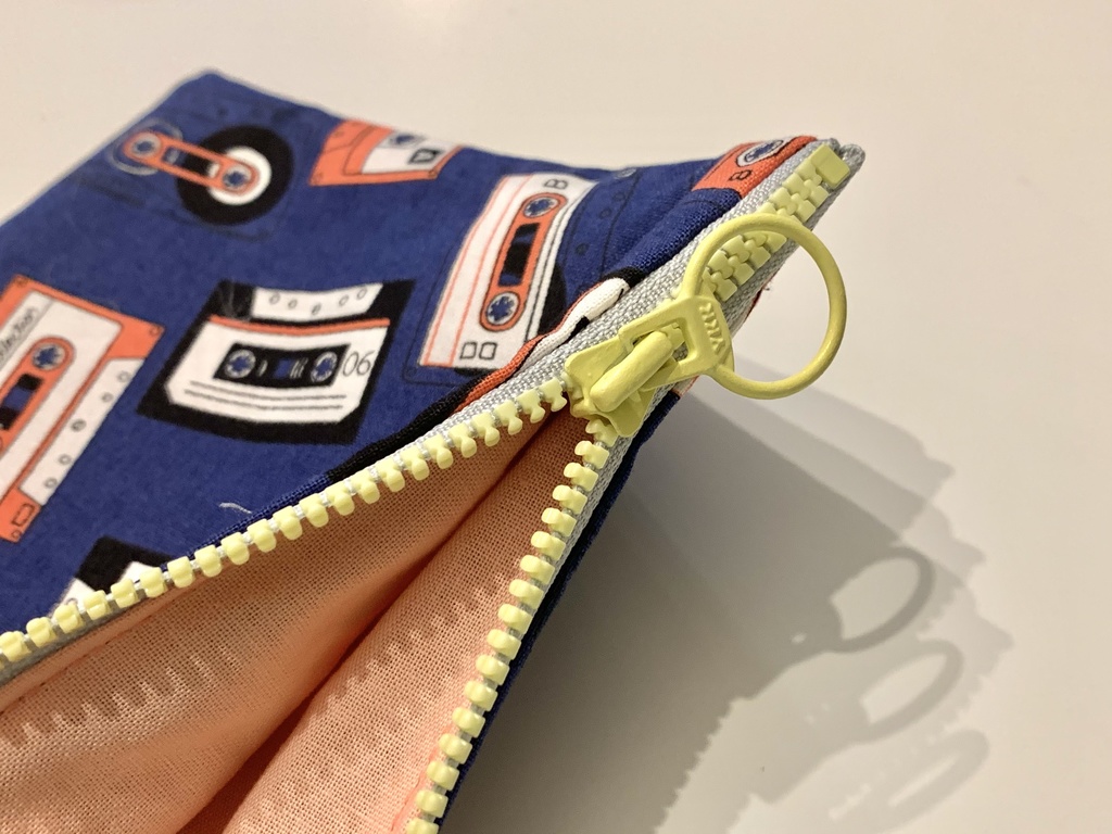 手作りファスナーポーチ:1