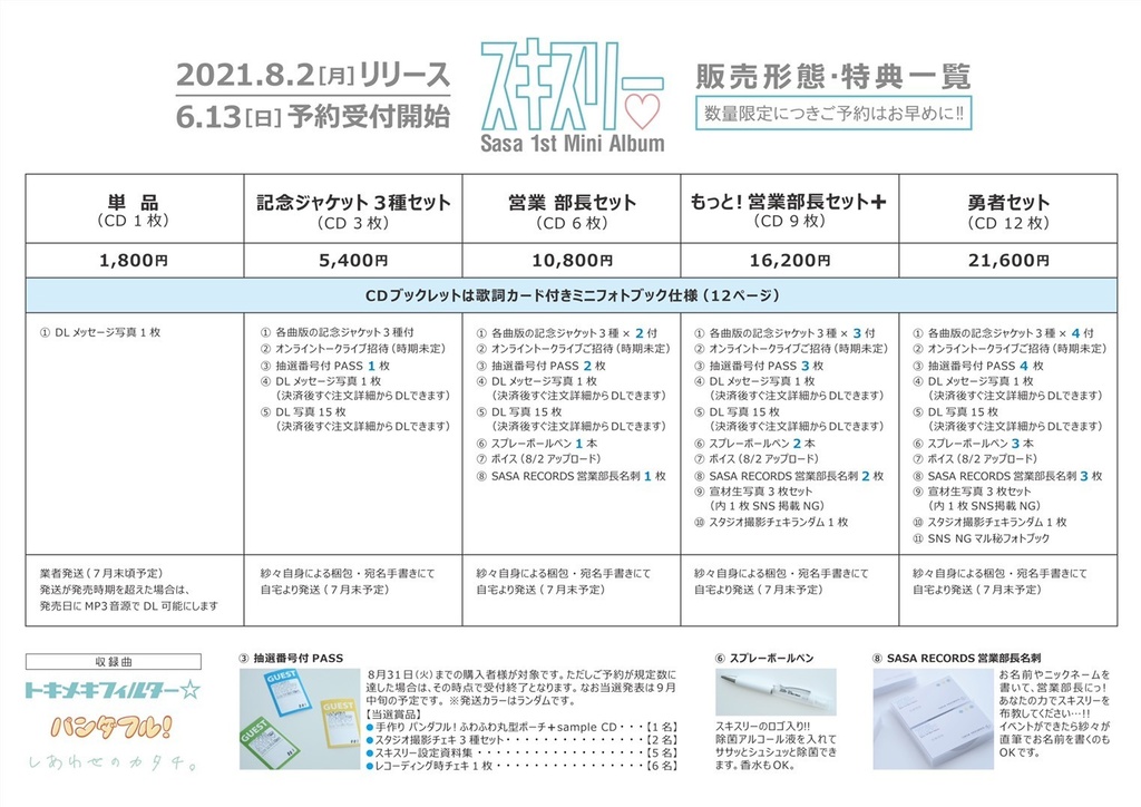 【営業部長セット】スキスリー6枚