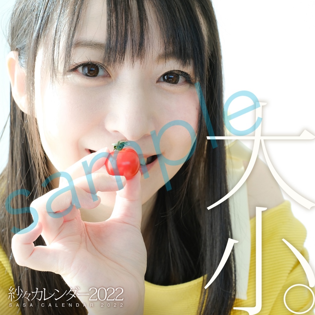 【2部セット】紗々カレンダー2022 大小。
