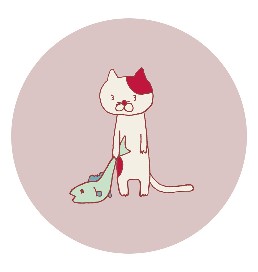 33猫バッジ