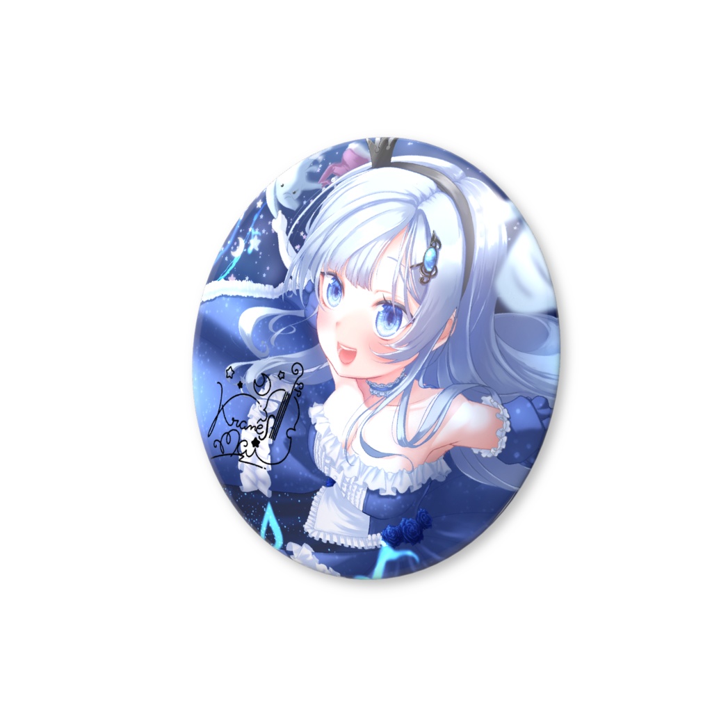 【2周年記念】夢音結マイ記念ドレス&ドリーマー*缶バッジ(デジタルサイン入り)