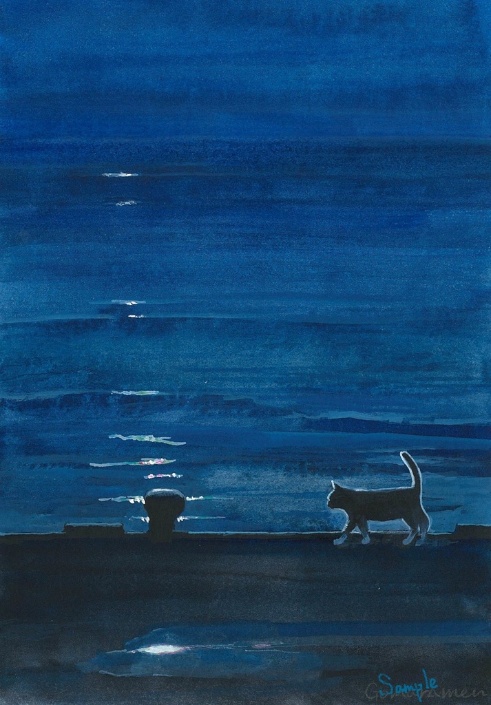 水彩原画 逆光＜原画＞ | COLOR FACTORY 絵のショップ