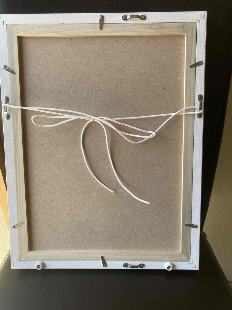 水彩画(原画)(額装済み)「星に願いを」