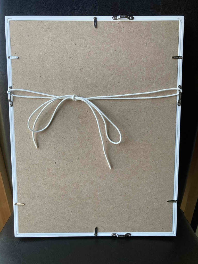 水彩画(原画)(額装済み)「電話ボックス」