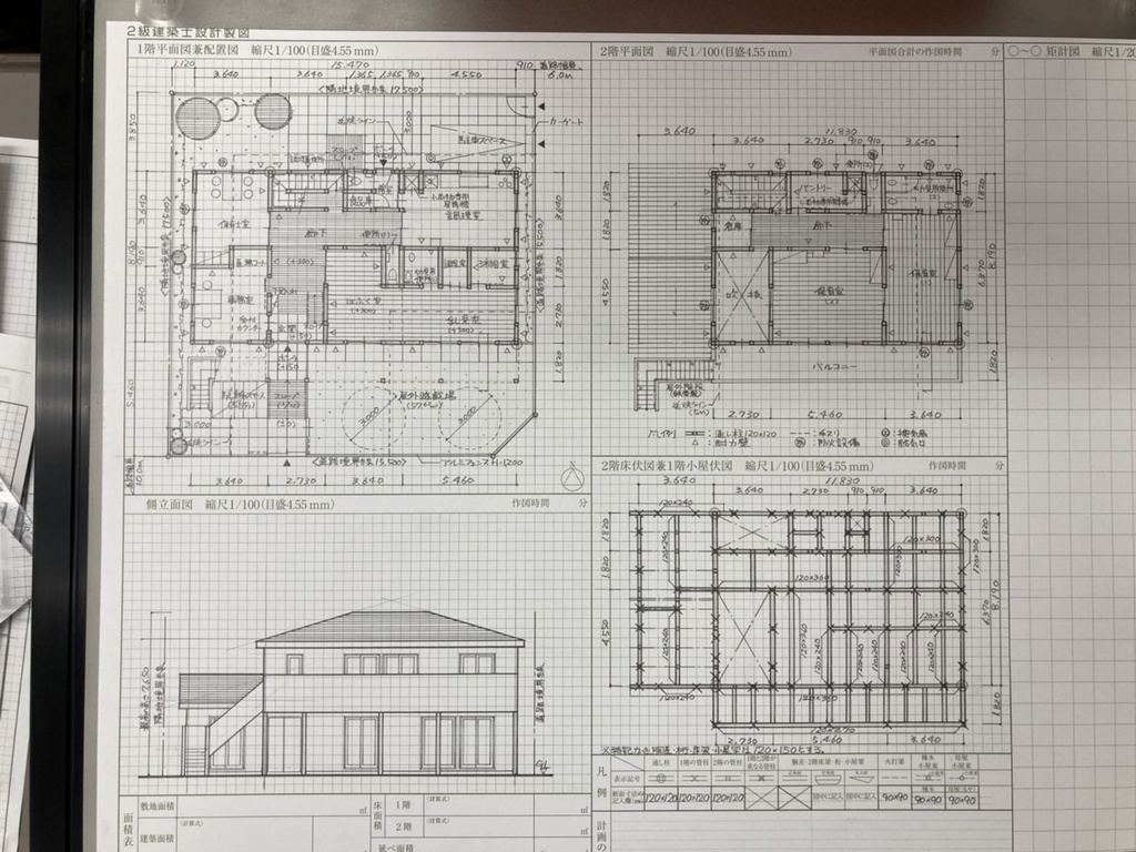 ぷりんの描いた図面