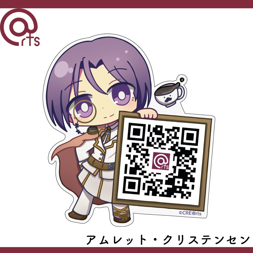 【CRE@rts】布教QR付きステッカー【POP UP STORE販売品】