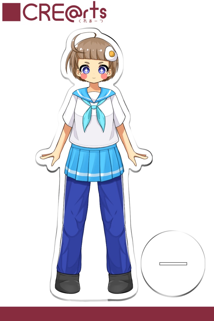 【卵酢ろと】立ち絵アクリルスタンド【卒業展示会開催記念アイテム】