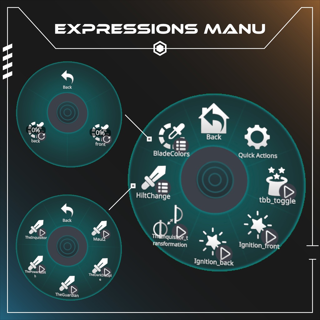 【VRChat】ツインビームブレード