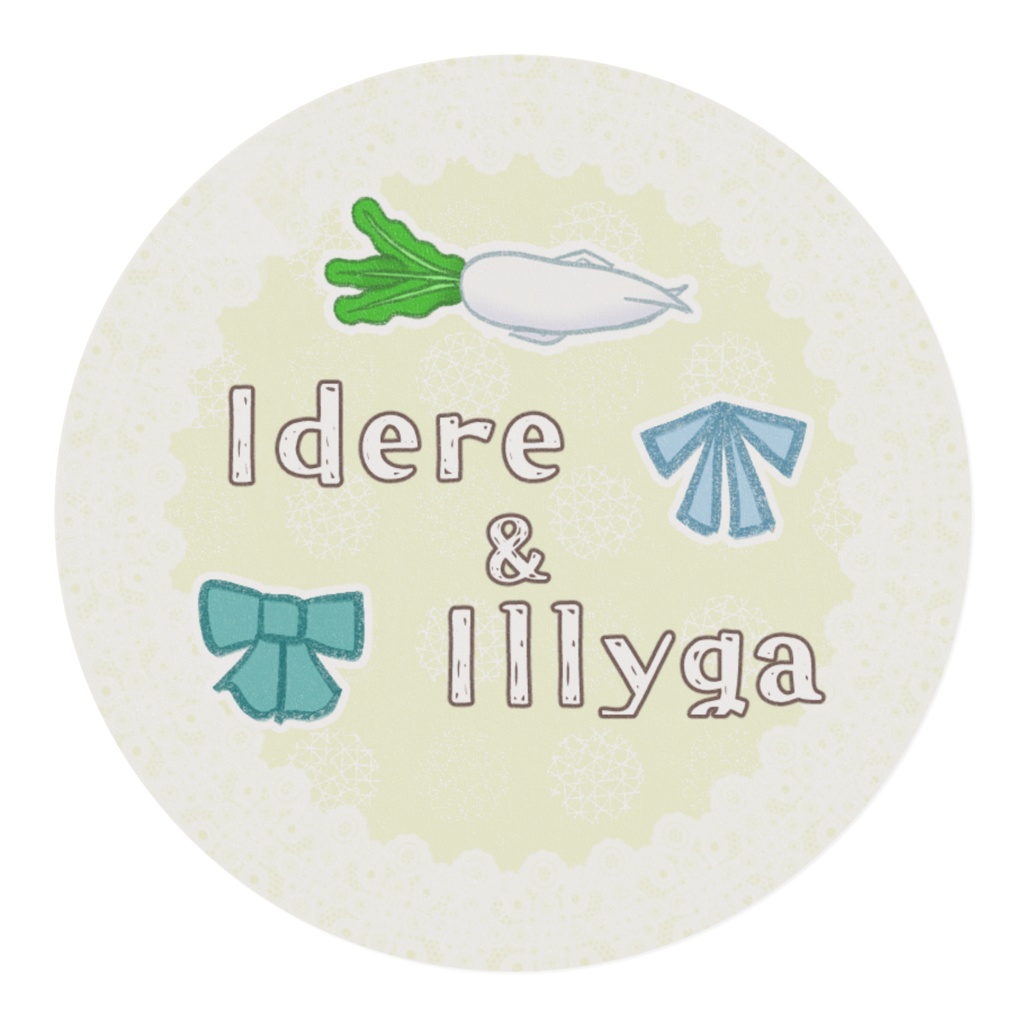 マスキングテープ イデレ&イリーガ(大根)