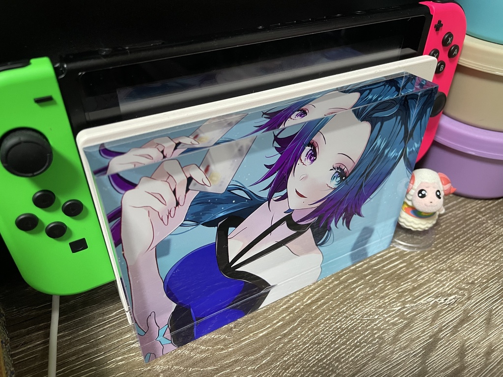 欲秤えるくしのアクリルブロック