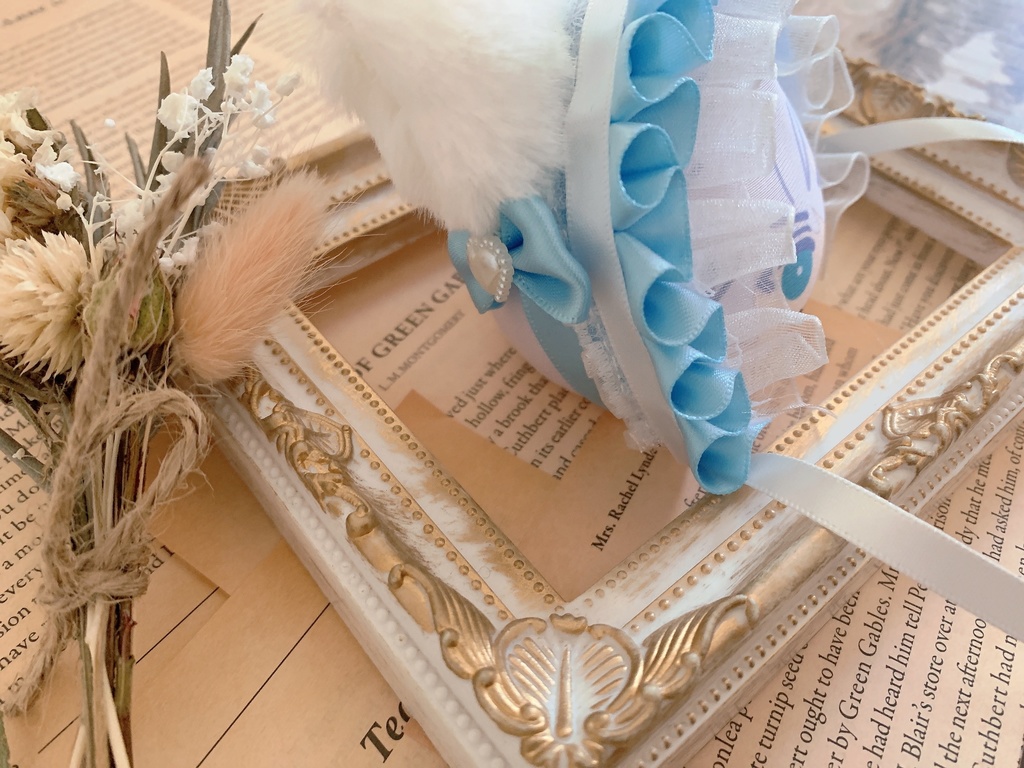 猫耳ヘッドドレス(水色)