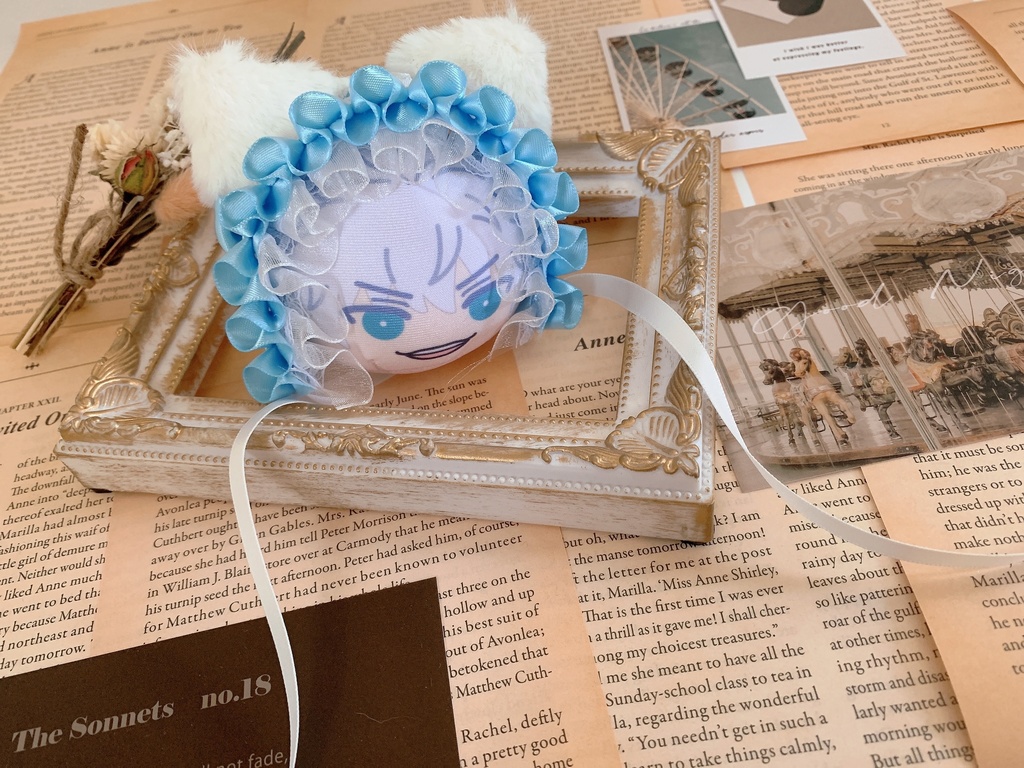 猫耳ヘッドドレス(水色)