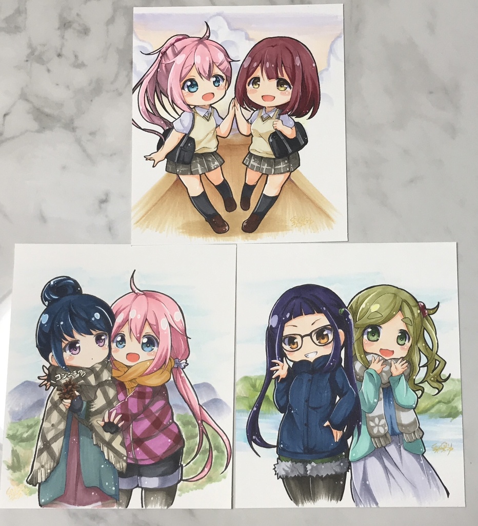 イラスト ゆるキャン 果汁 74 Booth