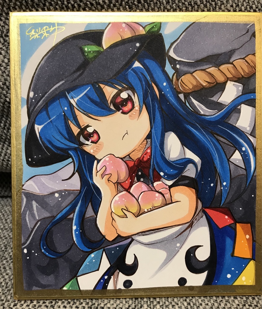 東方project  比那名居天子 小色紙