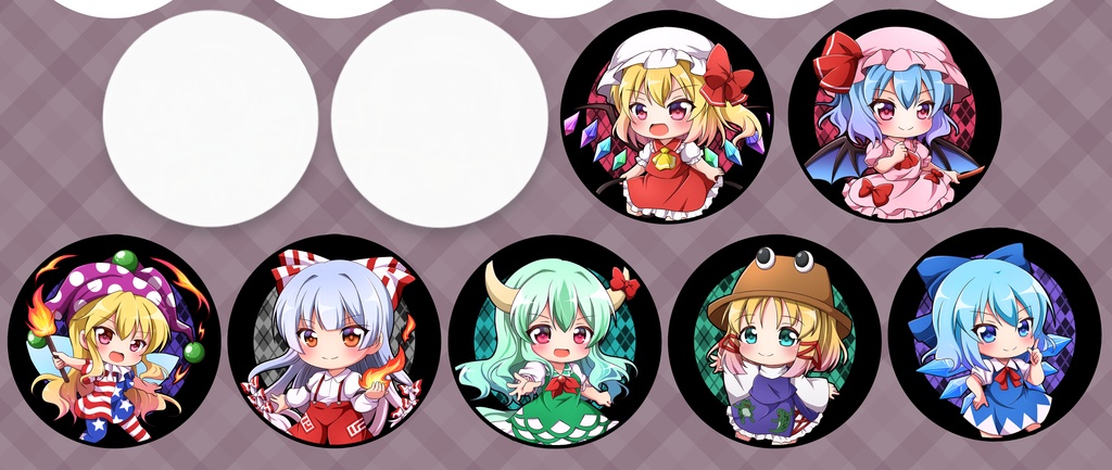 東方project　缶バッジ2