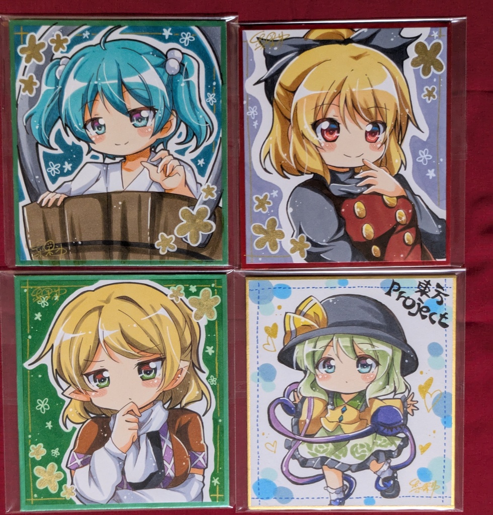 小色紙 東方project