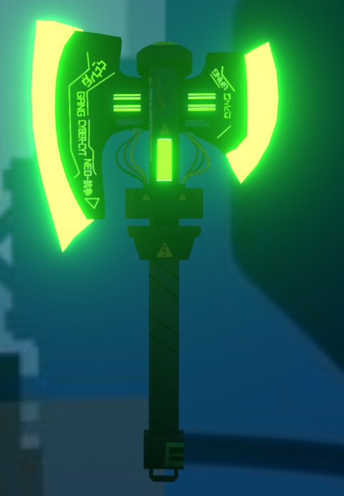 試作　サイバー斧