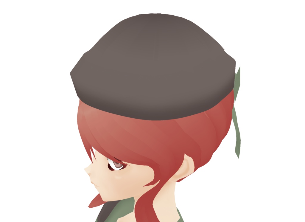 Beret hat: Hair Preset for Vroid