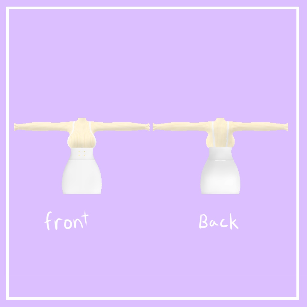 【3D衣装モデル】「kokoa, ここあ」 skirt suspender