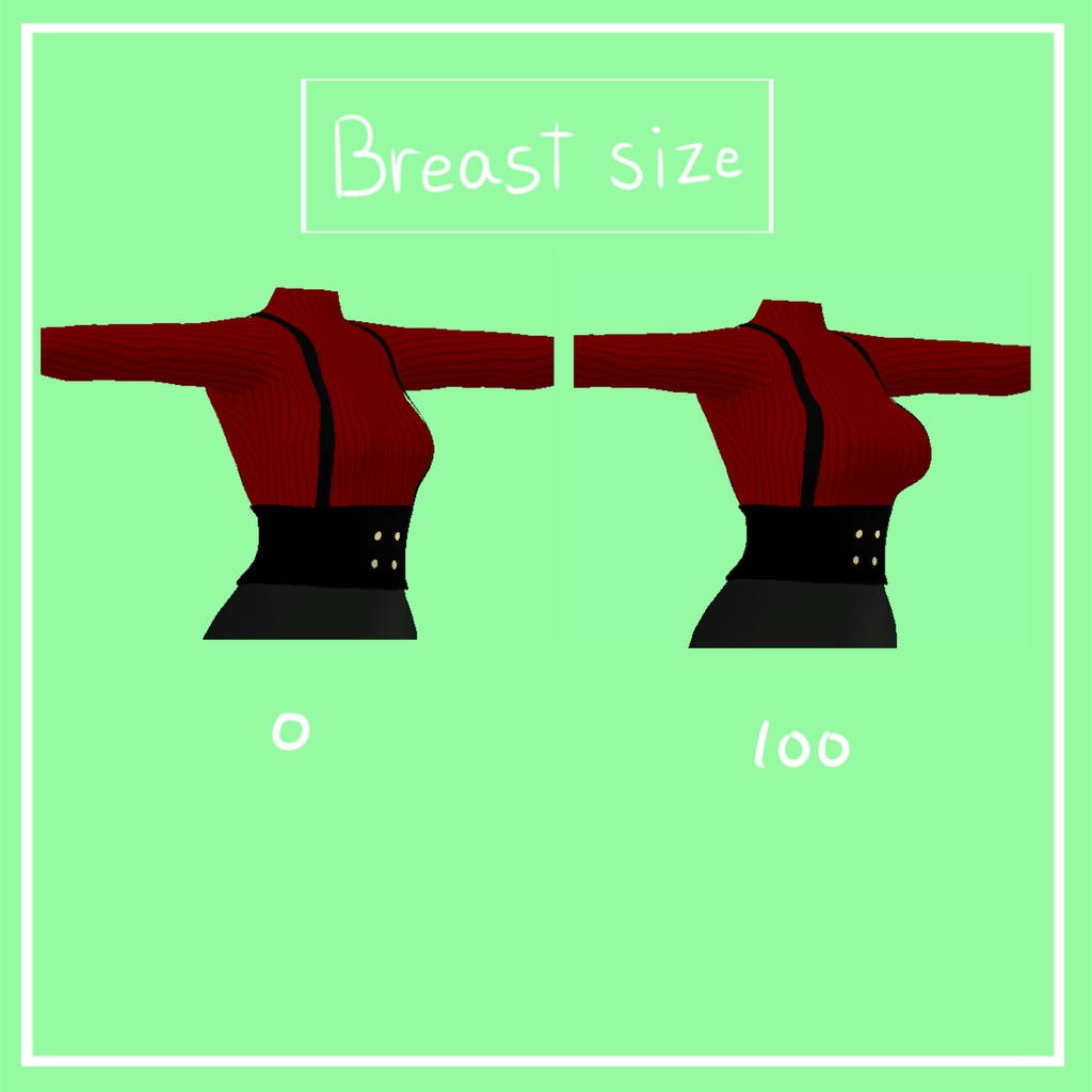 「アッシュ」 (ASH) 専用【3D衣装モデル】skirt suspender