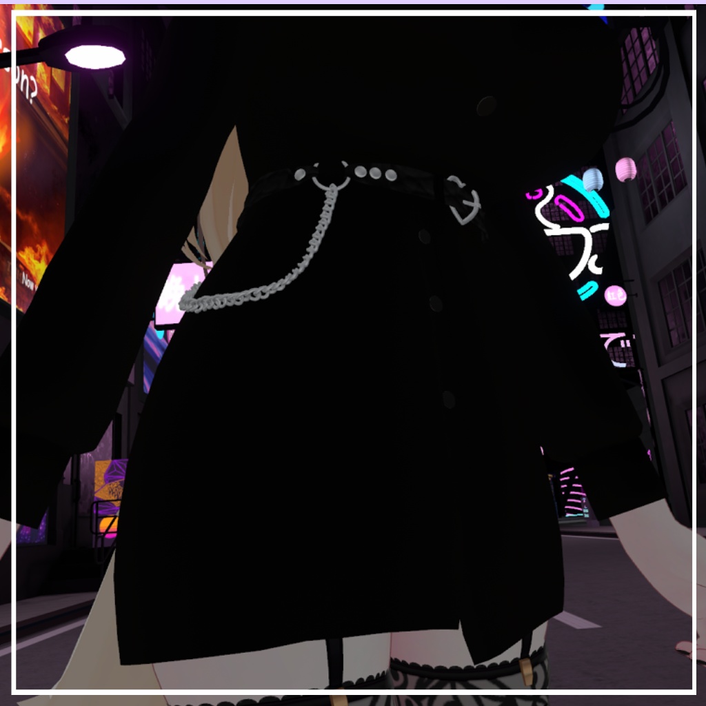 「イメリス」 (IMERIS) 専用【3D衣装モデル】Belt shirt