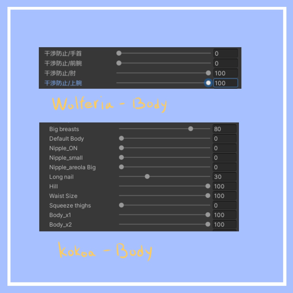 「ウルフェリア、ここあ」 (Wolferia, Kokoa) 専用【3D衣装モデル】Belt shirt