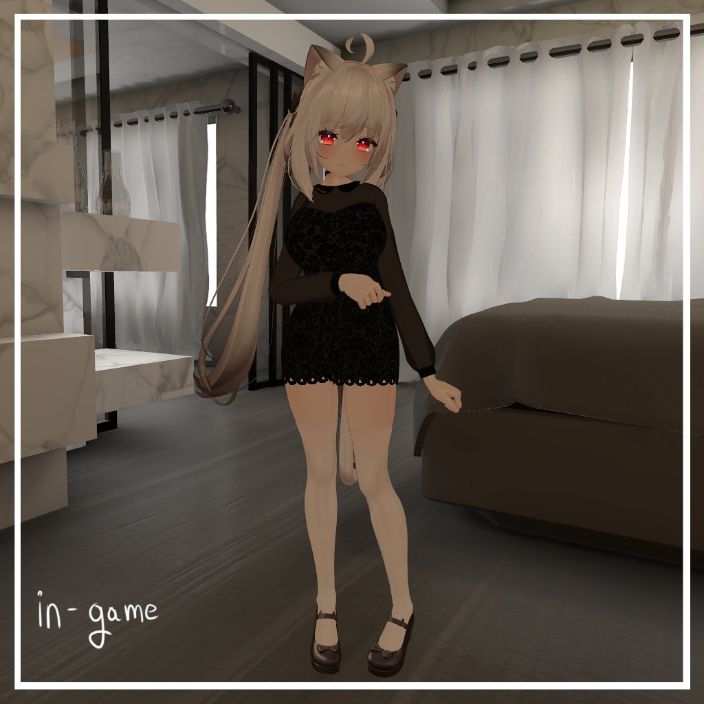 「舞夜」 (Maya) 専用【3D衣装モデル】Seethrough dress