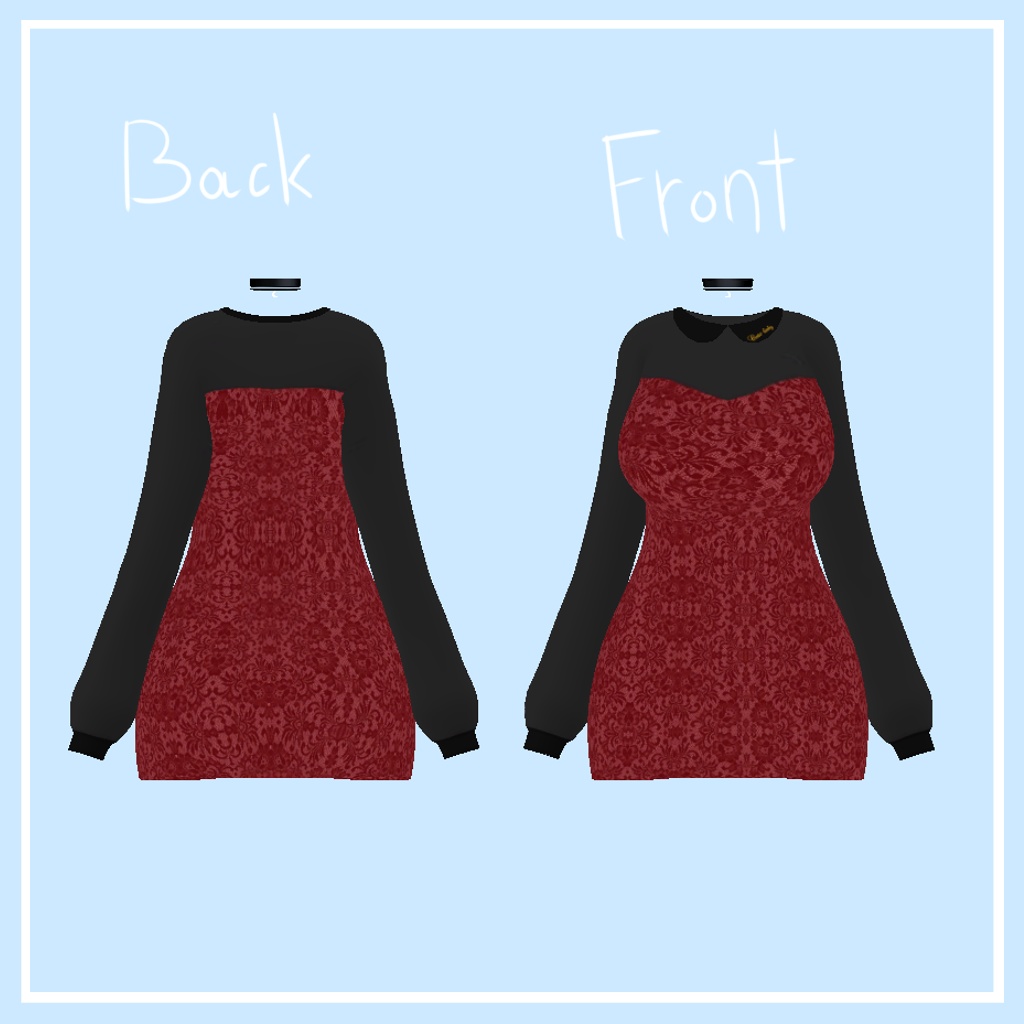 「舞夜」 (Maya) 専用【3D衣装モデル】Seethrough dress