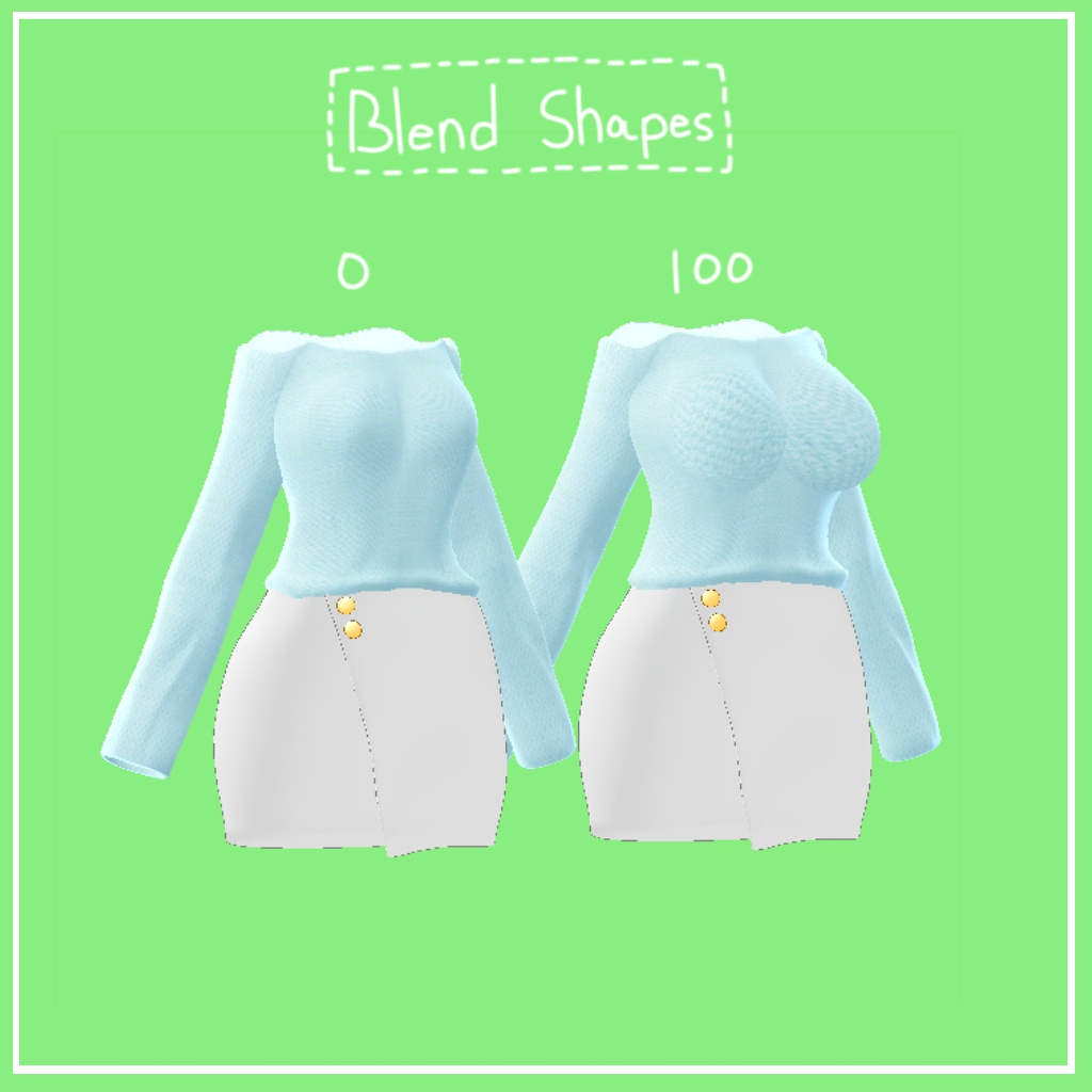 「舞夜」 (Maya) 専用【3D衣装モデル】 Winter S/S