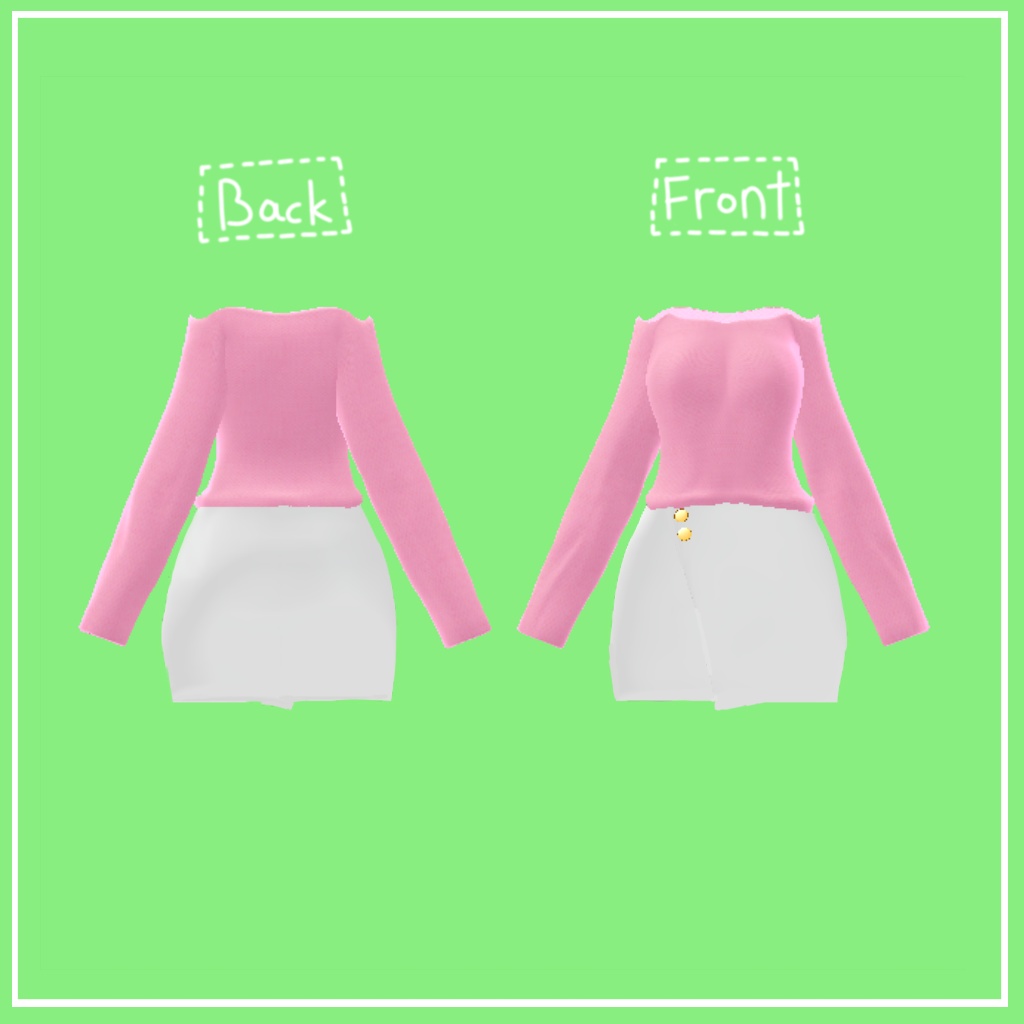 「舞夜」 (Maya) 専用【3D衣装モデル】 Winter S/S