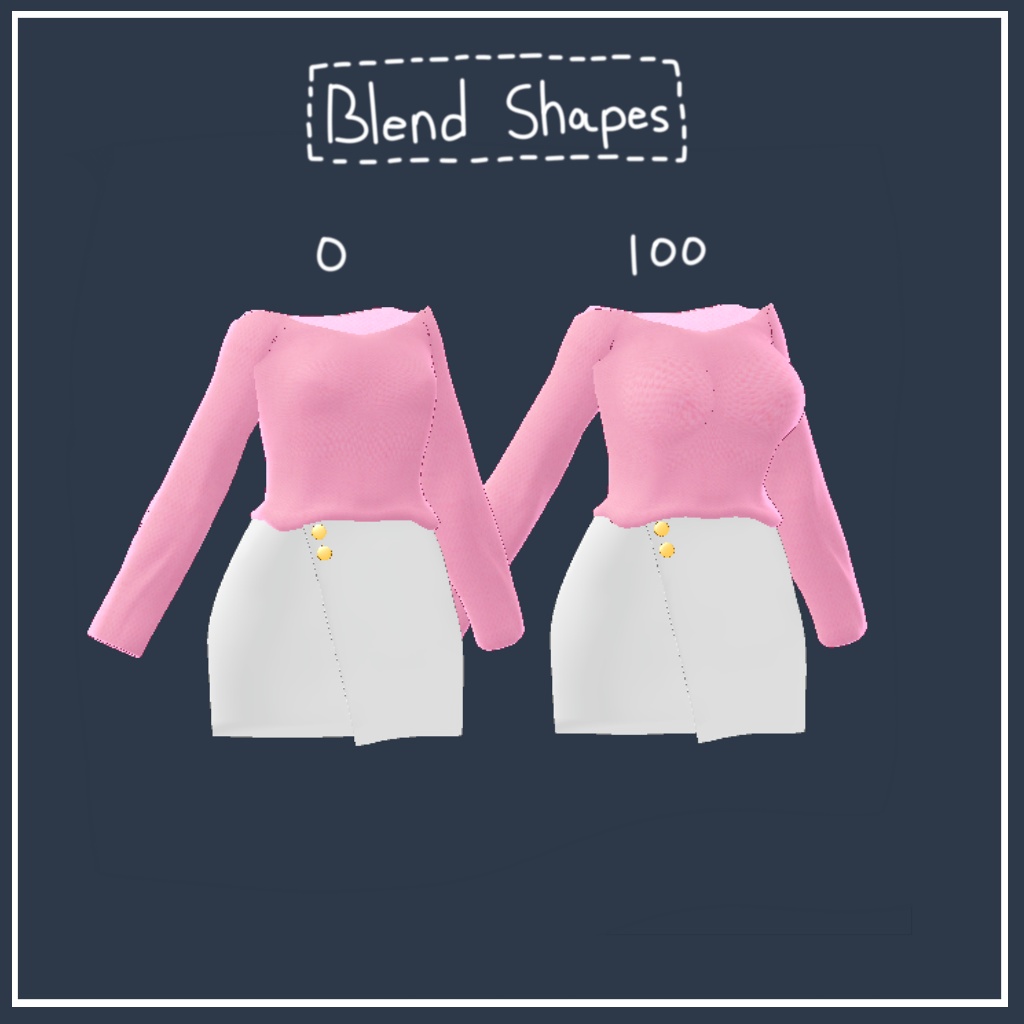 「くろなつ」 (Kuronatu) 専用【3D衣装モデル】 Winter S/S