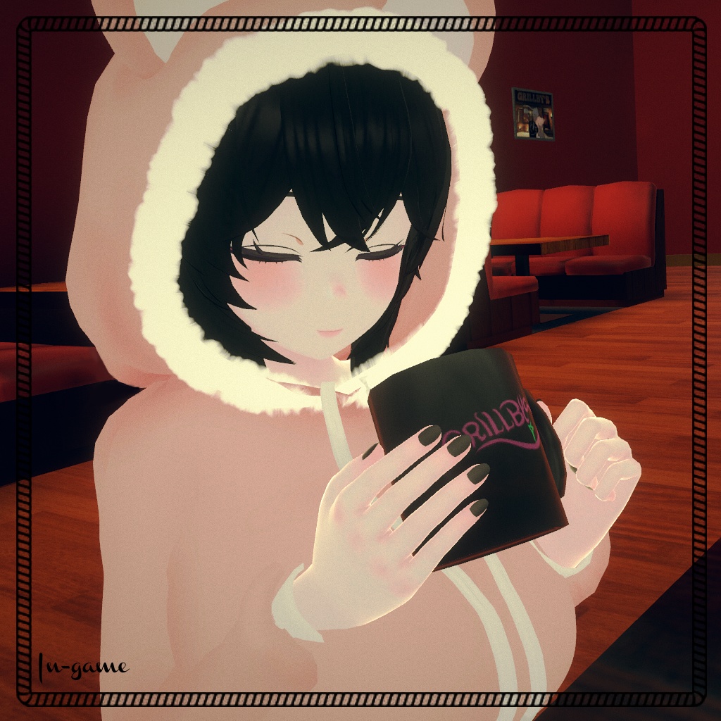 「イメリス」 (Imeris) 専用【3D衣装モデル】 Animal hoodie