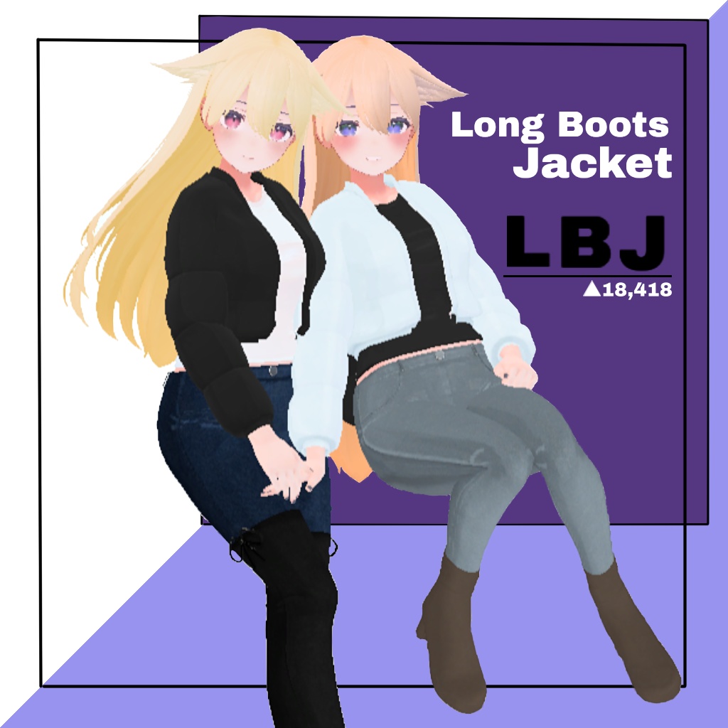 「桔梗」 (Kikyo) 専用【3D衣装モデル】 L.B.J