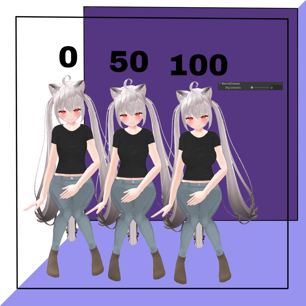 「舞夜」 (Maya) 専用【3D衣装モデル】 L.B