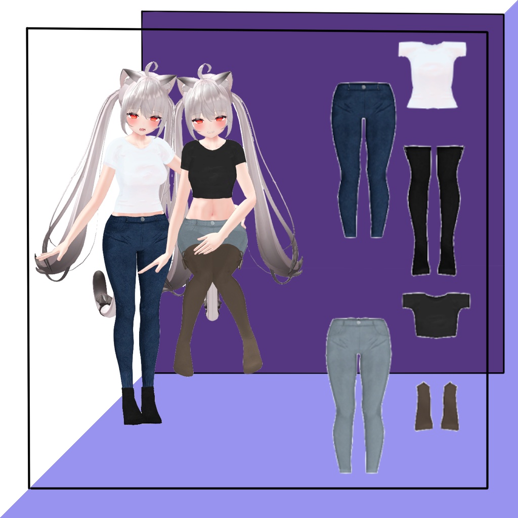 「舞夜」 (Maya) 専用【3D衣装モデル】 L.B