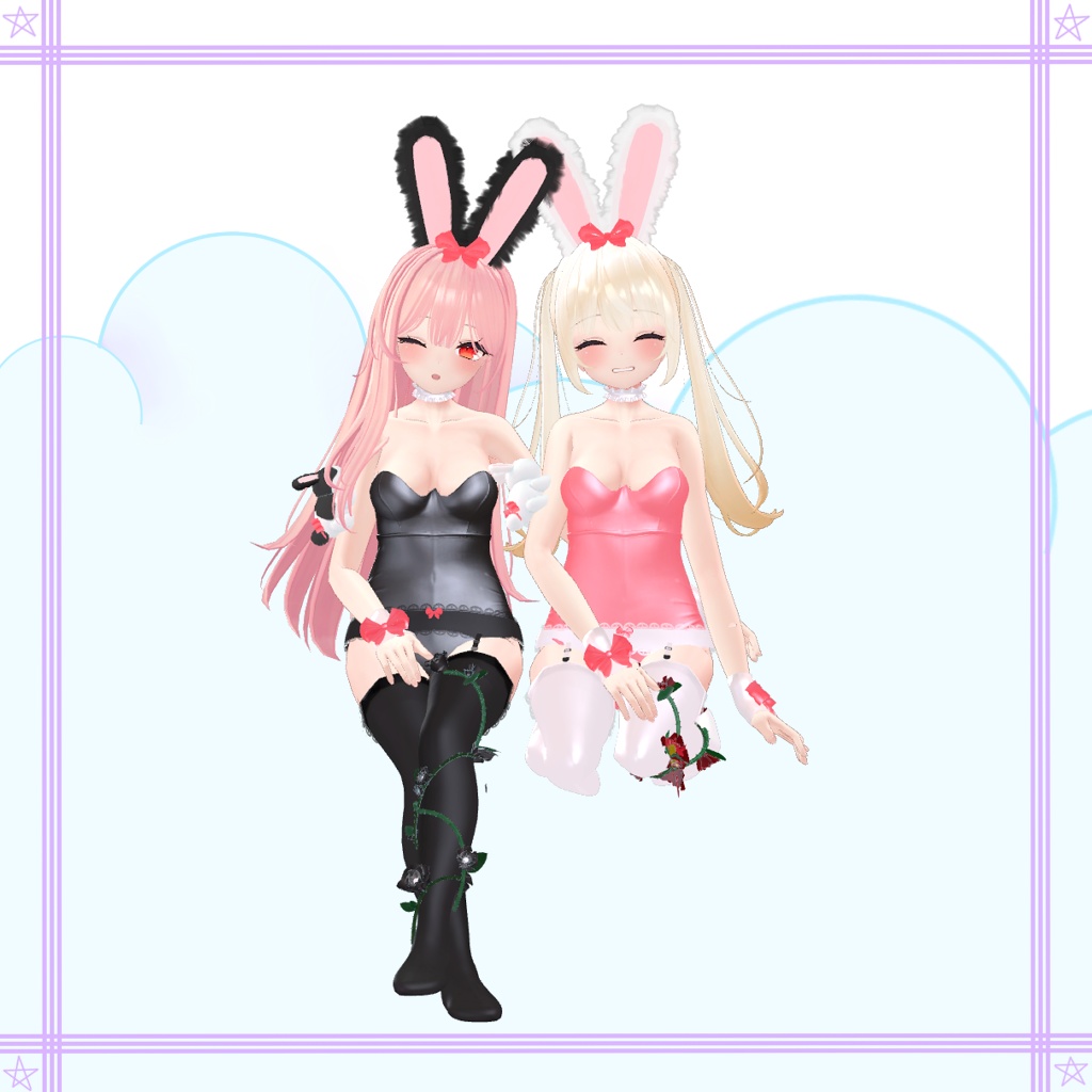 「舞夜」 (Maya) 用【3D衣装モデル】 Bunny rose