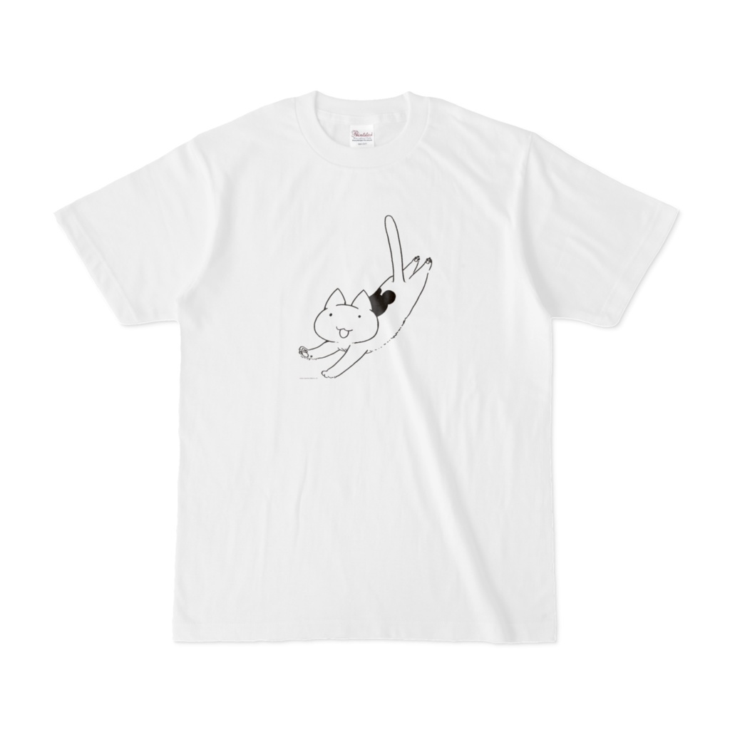 『キミと話がしたいのだ。』くまワンポイントTシャツ(白)