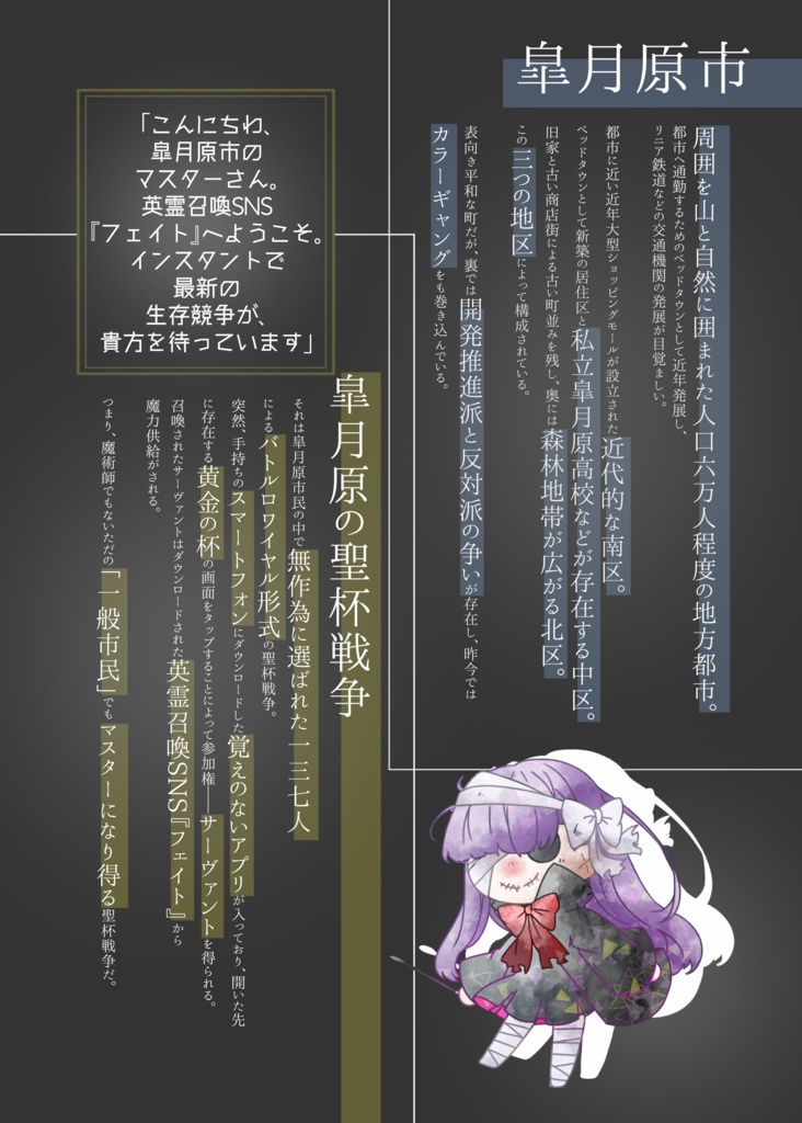 【創作聖杯戦争】FATE/Lyric of Paradox【資料集】