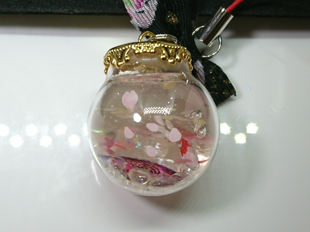 《桜マジック》【レジン/ストラップ】