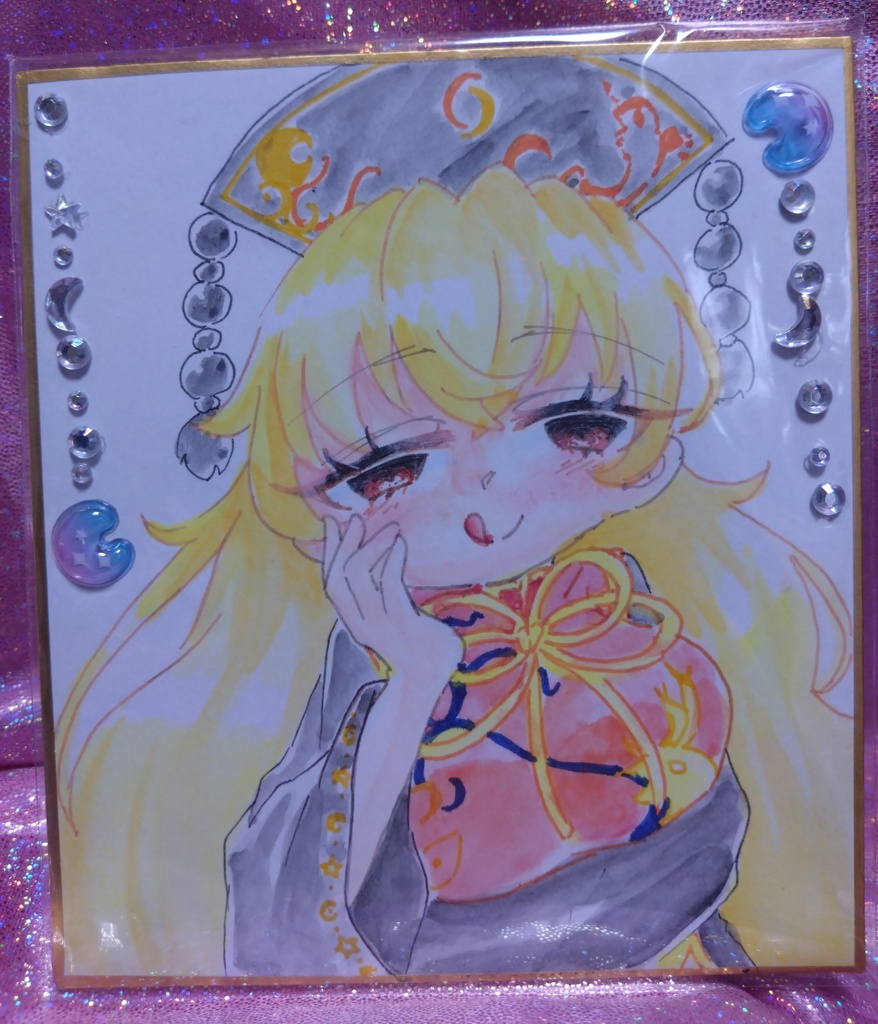 東方Project 純狐 色紙(小)