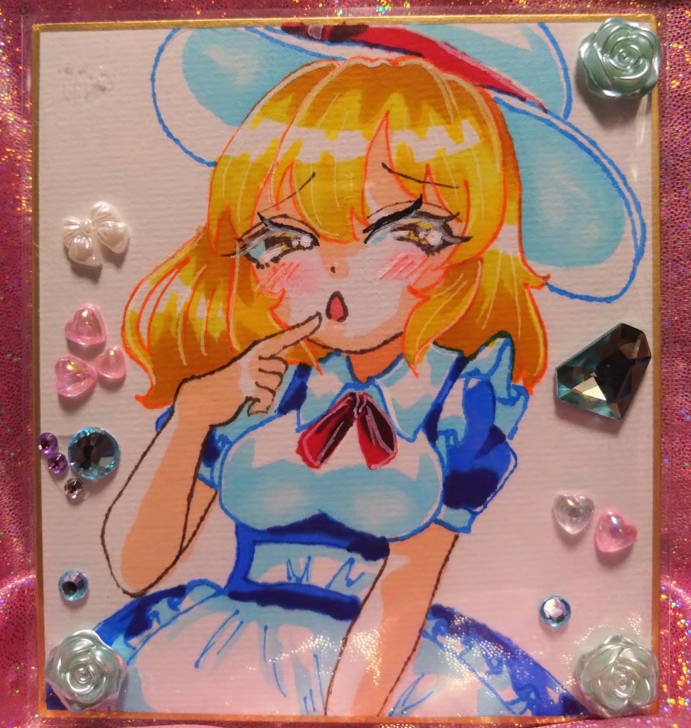 東方Project 旧作 カナ・アナベラル 色紙(小)