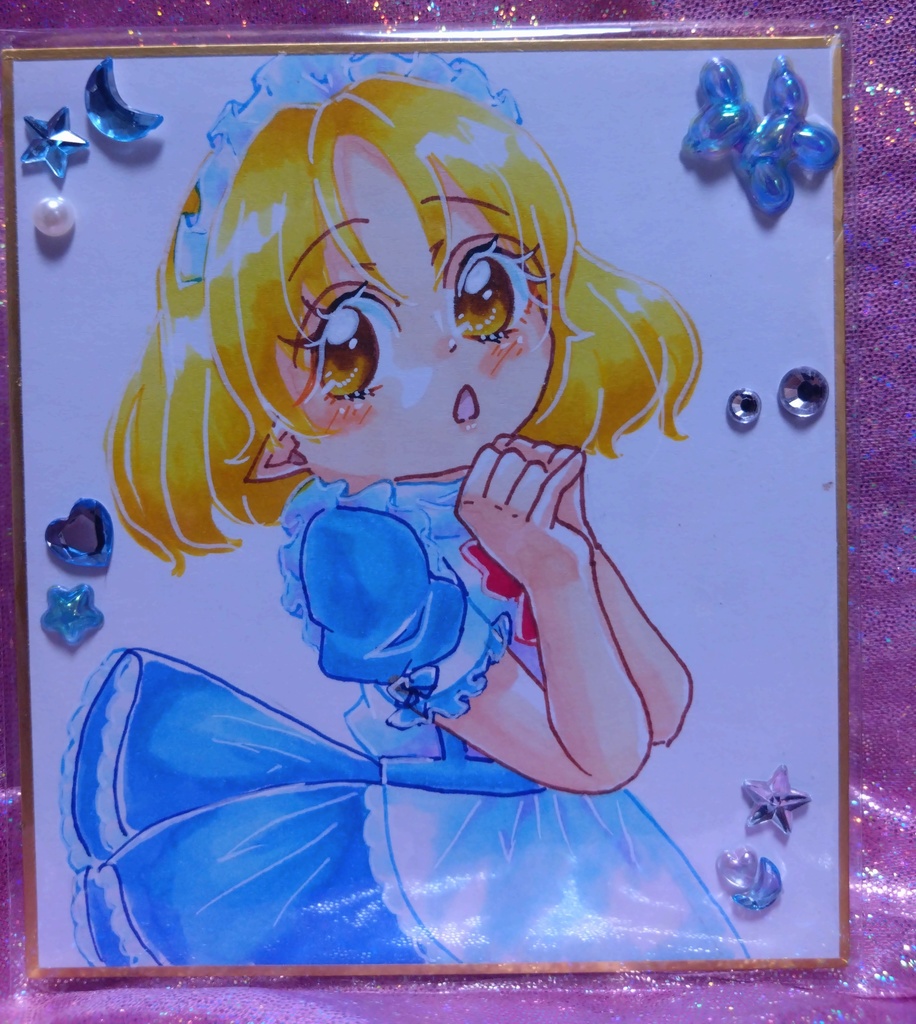 東方Project 旧作 夢月 色紙(小)