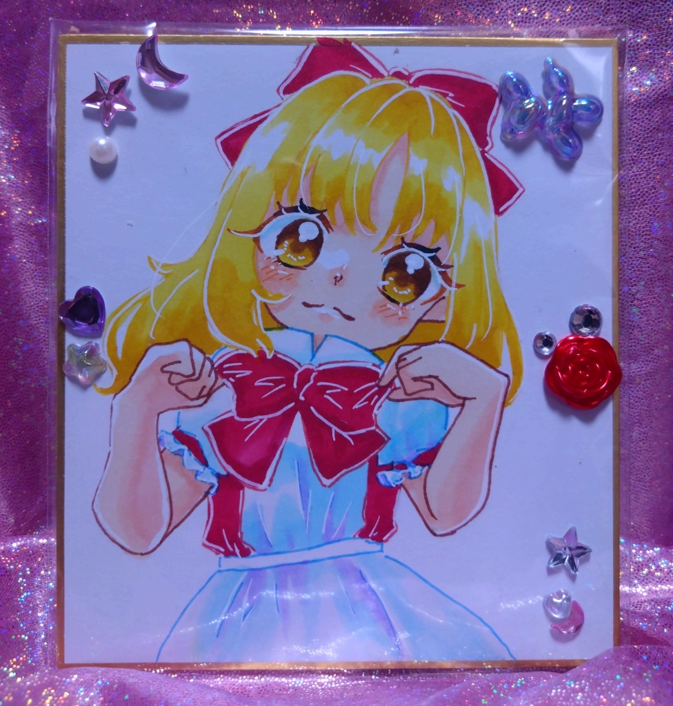 東方Project 旧作 幻月 色紙(小)