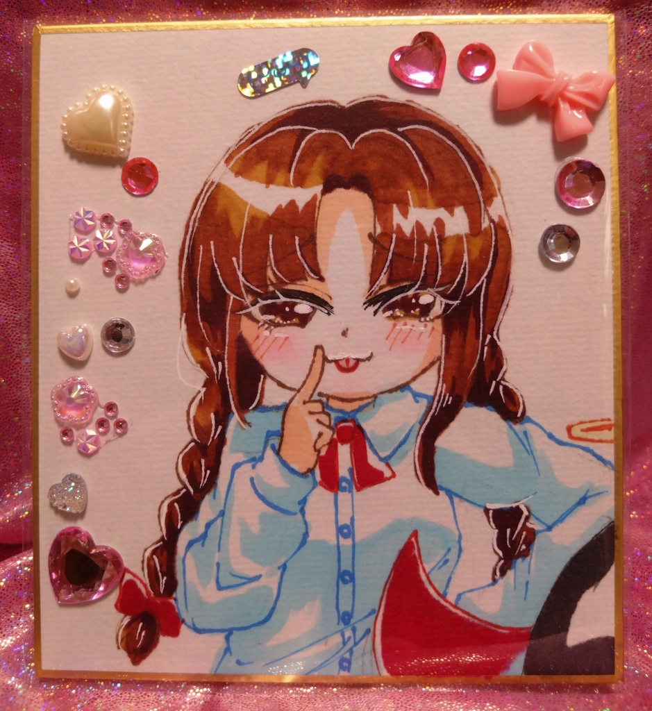 東方Project 旧作 里香 色紙(小)