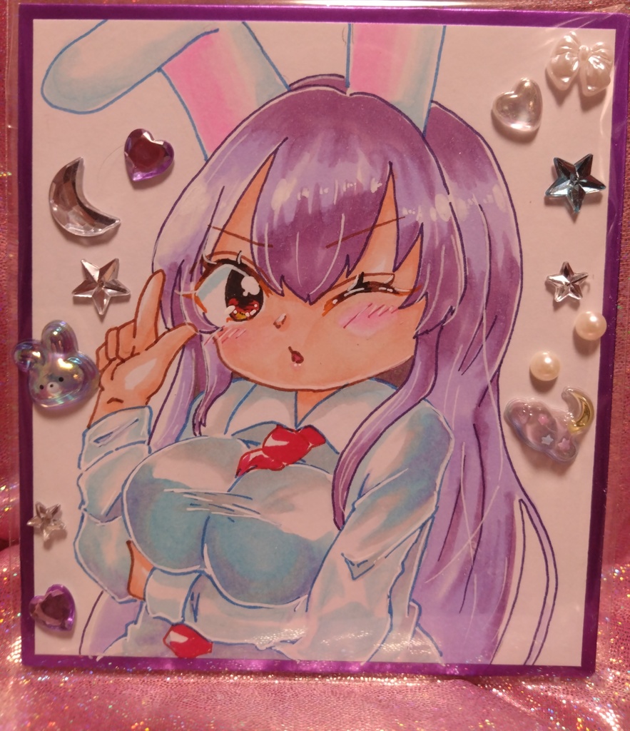 東方Project 優曇華 色紙(小)