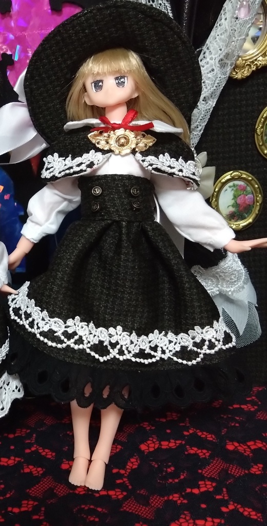 東方project　宇佐見蓮子　ドール服
